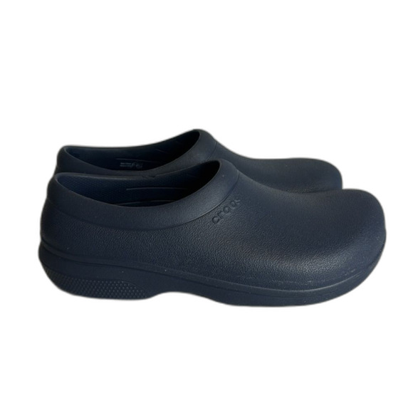 Crocs Unisex-Adult Men's and Women's on The Clock Clog Slip Resistant Work Shoes - Picture 5 of 9